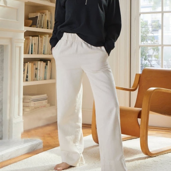 Everlane Denim - Everlane The Easy Jean Cream Organic Cotton Size 6